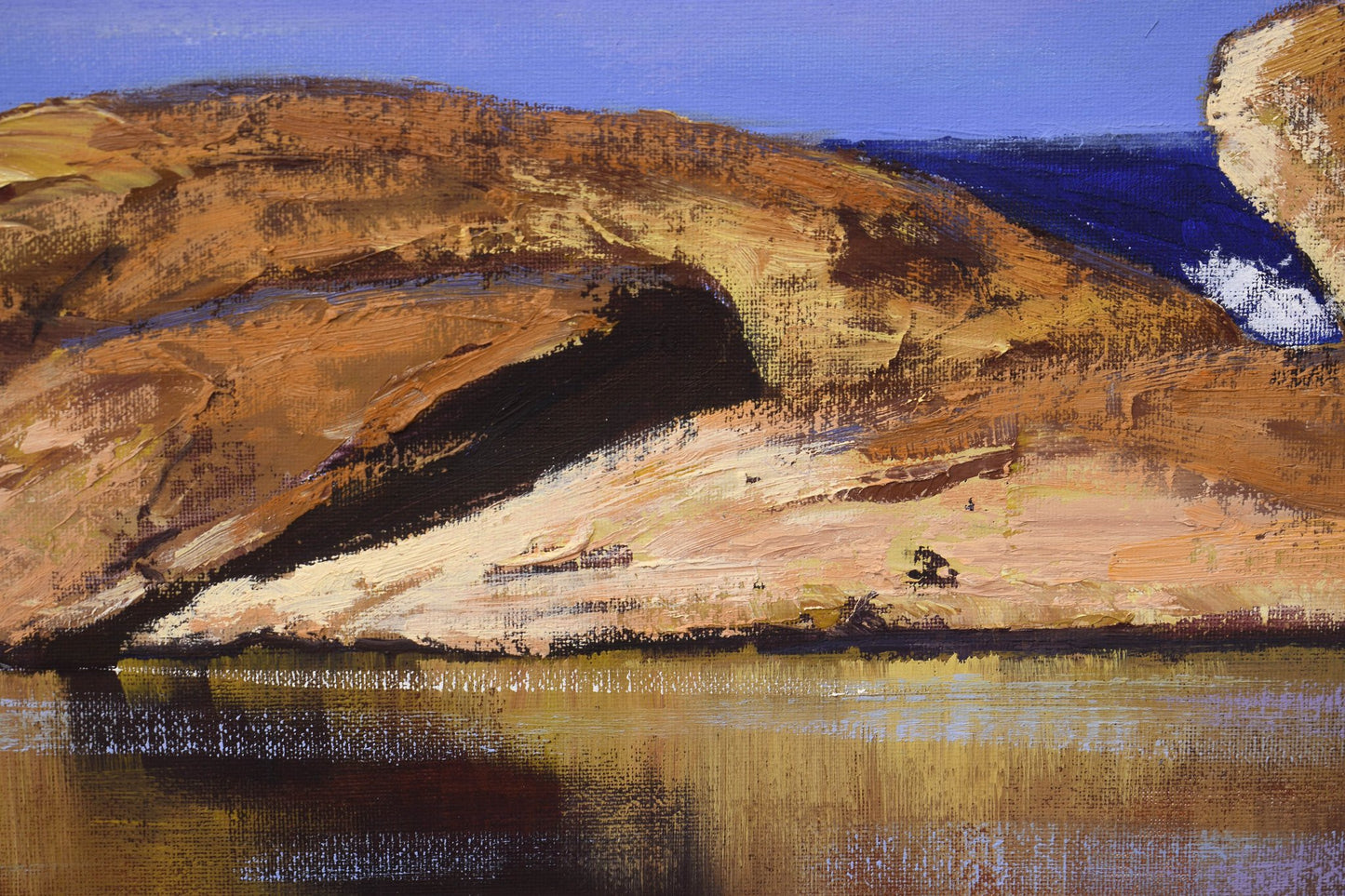 Oil painting of South West Rocks beach