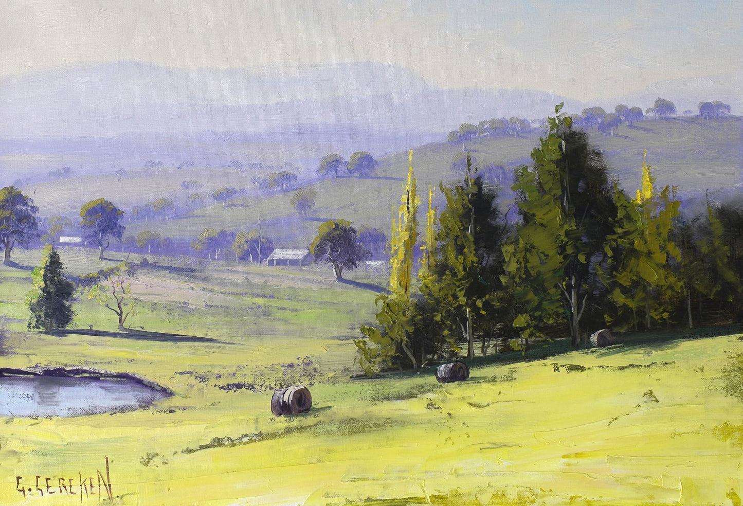 Country Landscape Painting Victoria by Graham Gercken