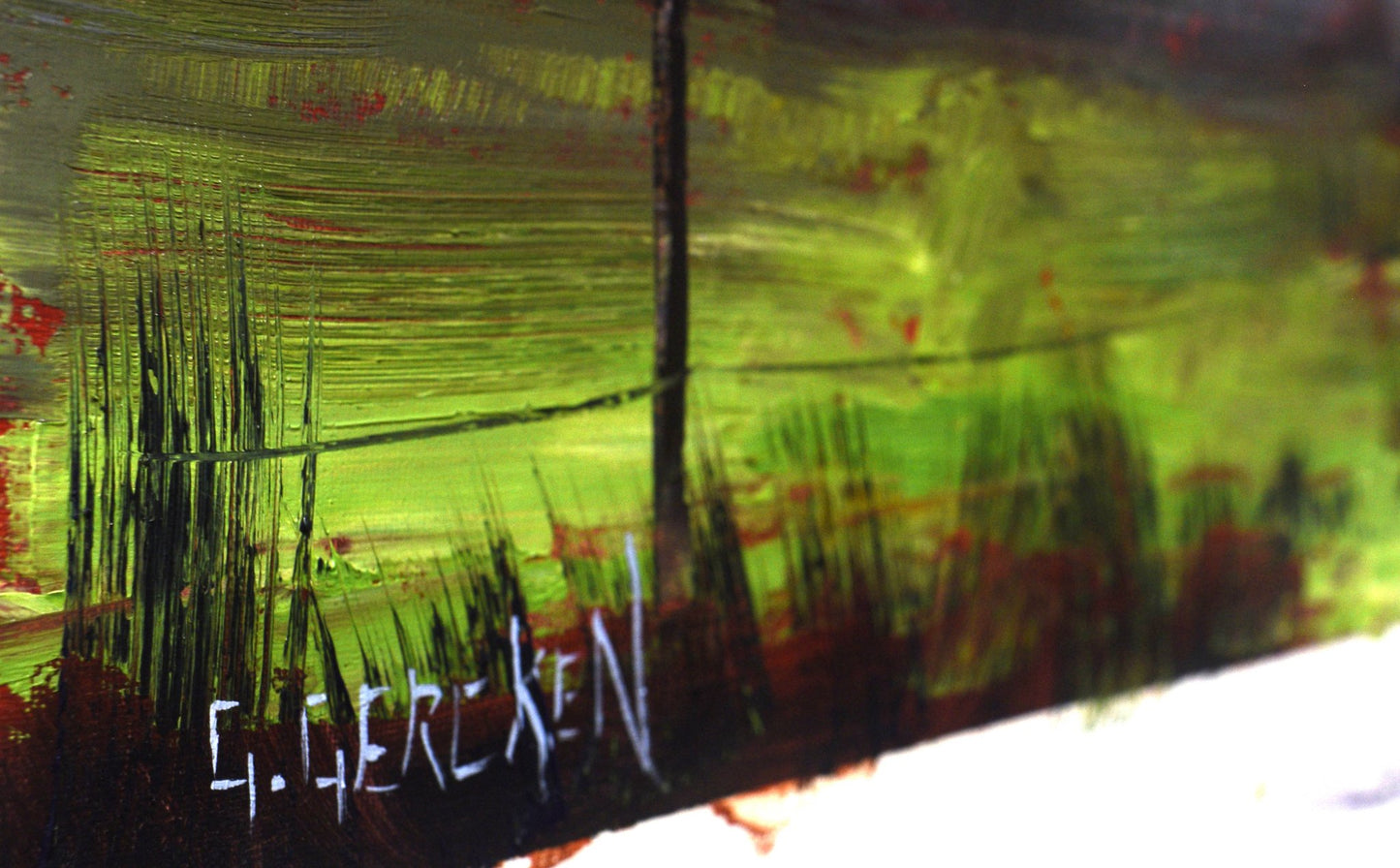 Country Sunrise Original Painting by Graham Gercken