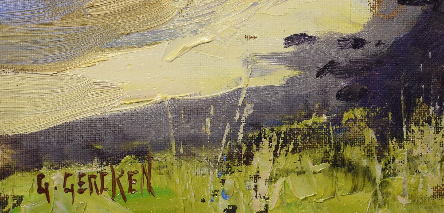 Sydney Coastline Original framed painting by Graham Gercken