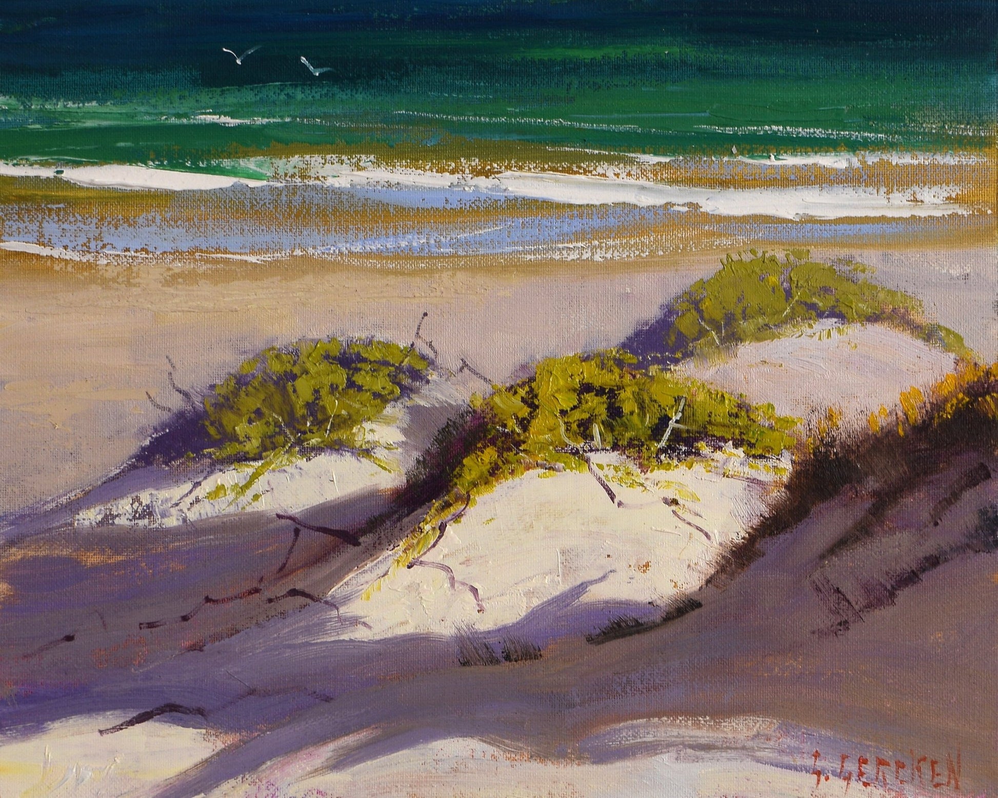 beach wall art front