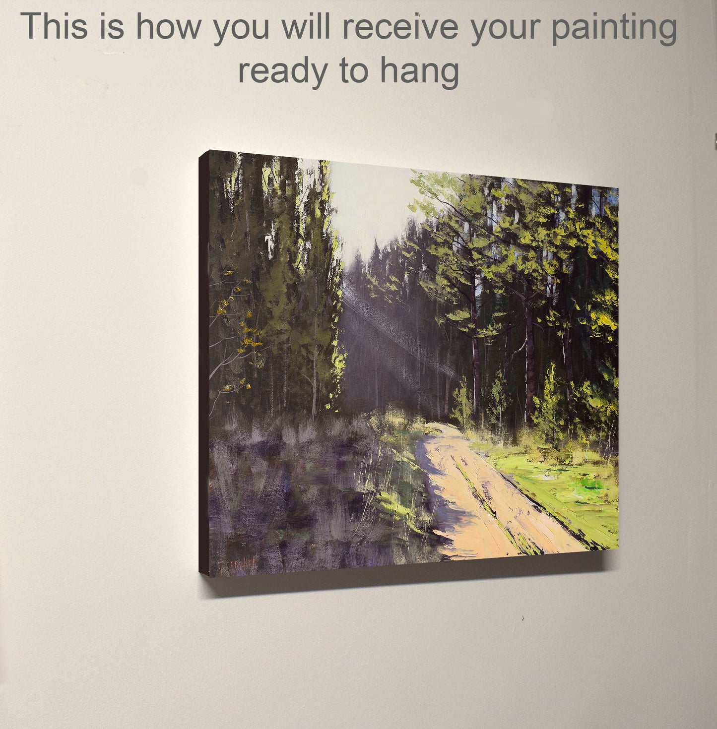 Pine Forest at Sunny Corner NSW – Original Oil Painting on Canvas
