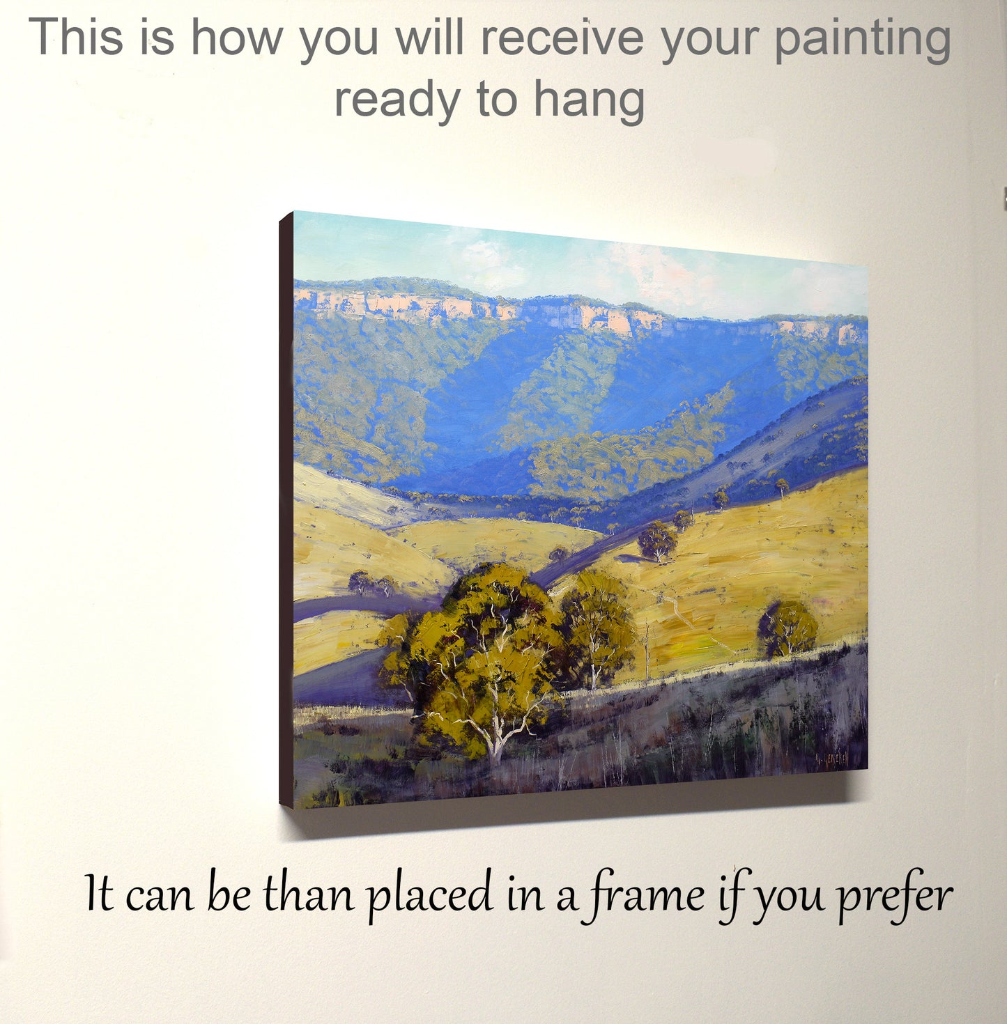 Kanimbla Valley Vista, Blue Mountains | Original Oil Painting
