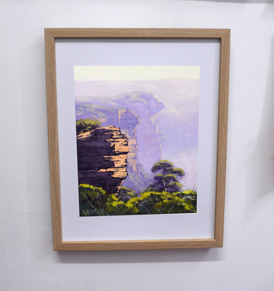 Misty Cliffs The Blue Mountains Painting by Graham Gercken
Preview