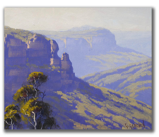 The Three Sisters Katoomba painting by Graham Gercken