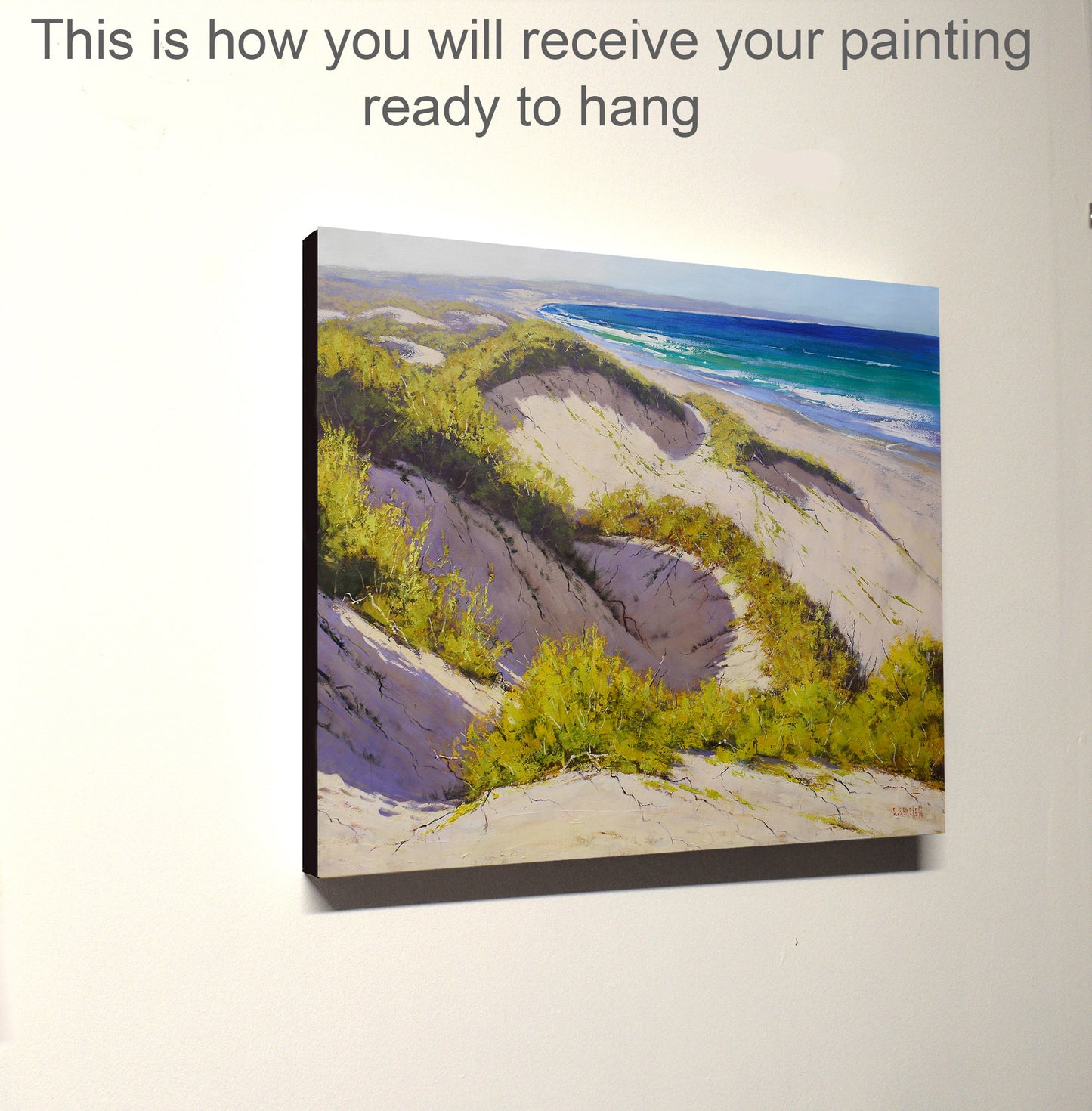 Large Beach Painting Original Coastal Landscape Central Coast nsw by G gercken