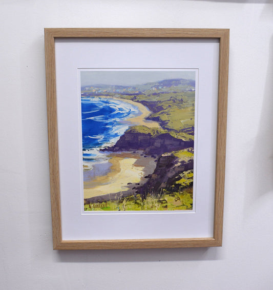 Sydney Coastline Original framed painting by Graham Gercken