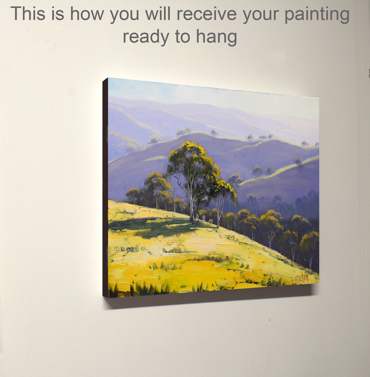 Original Oil Painting of Lithgow Landscape NSW