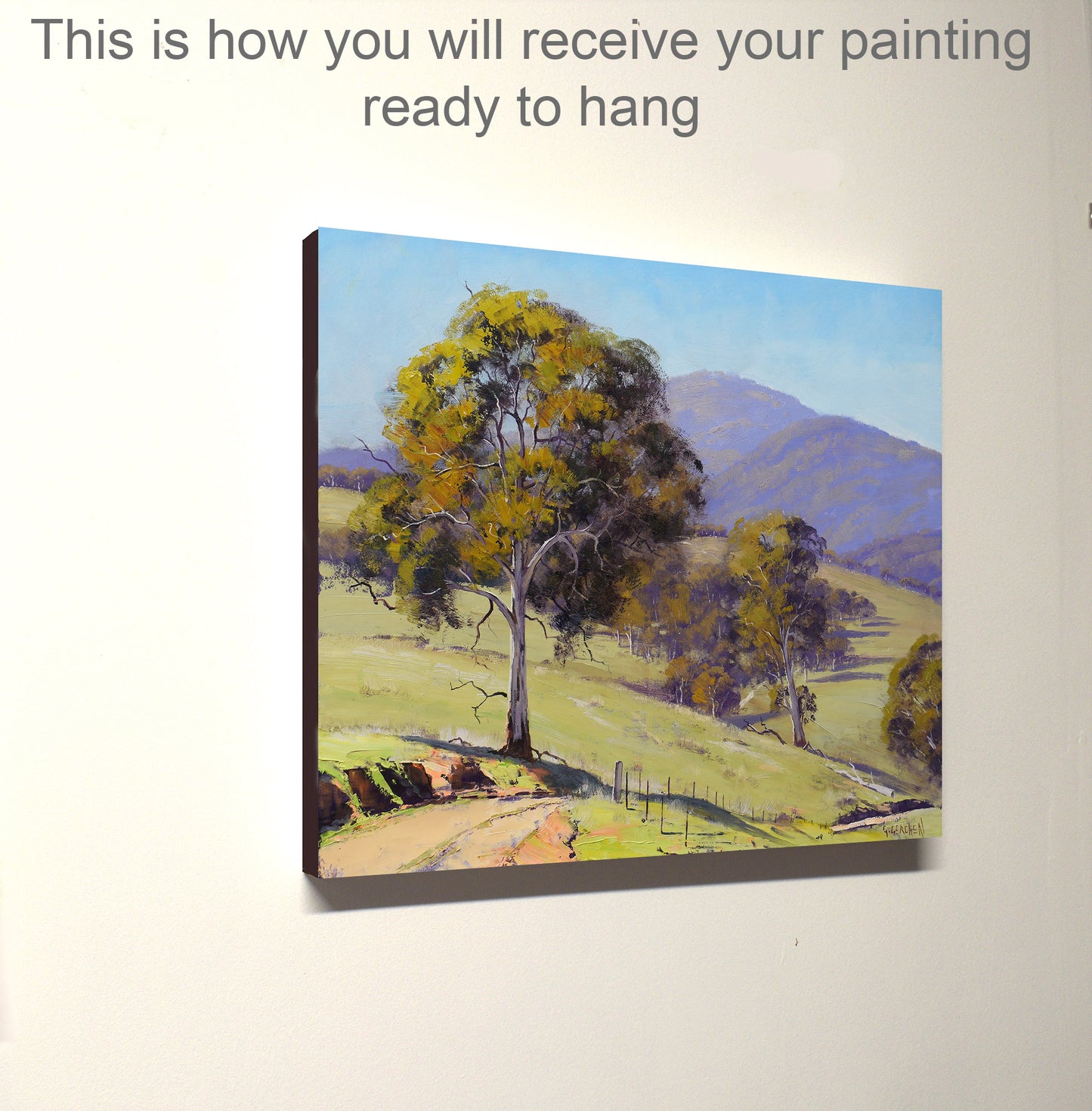 Sunlit Hills, Oberon NSW – Original Australian Landscape Oil Painting