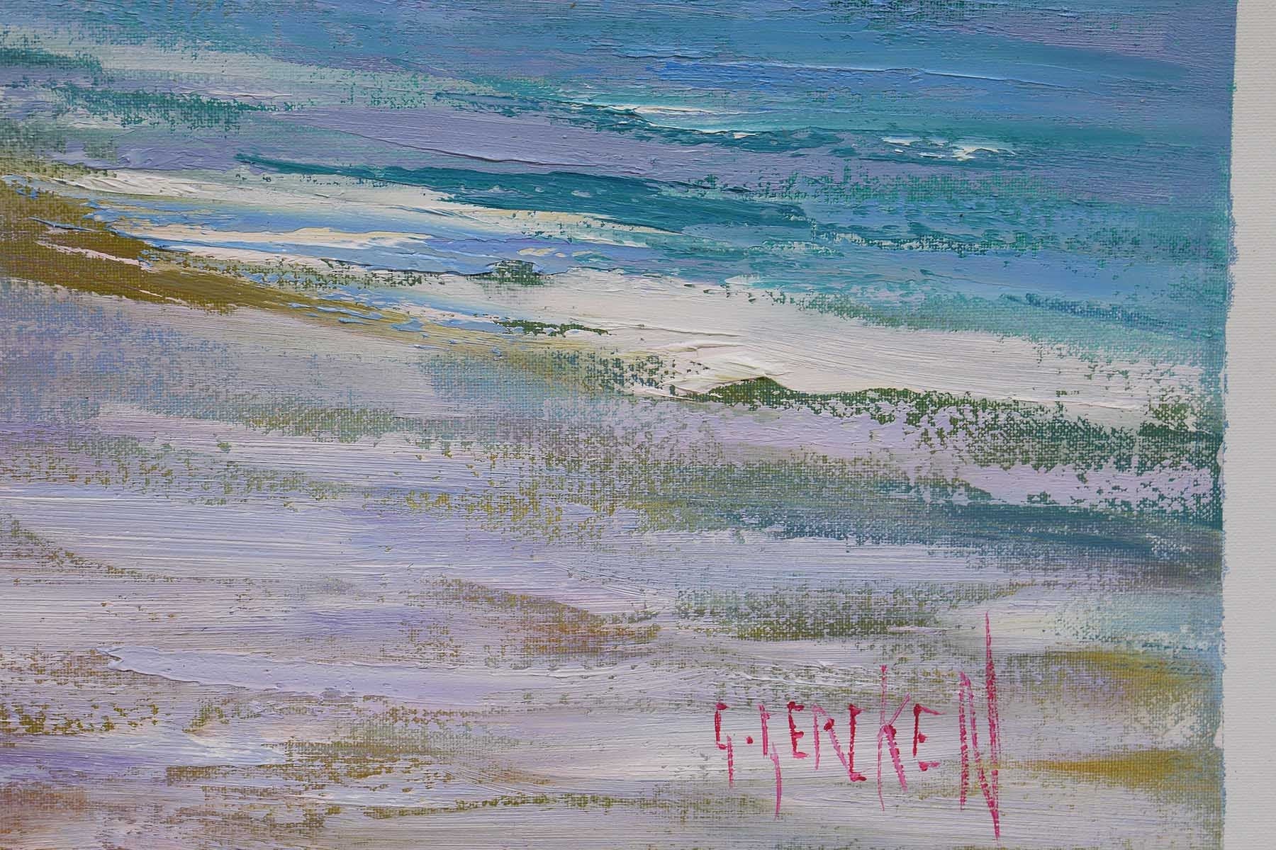 Original oil painting of Australian beach and sand dunes by Graham Gercken