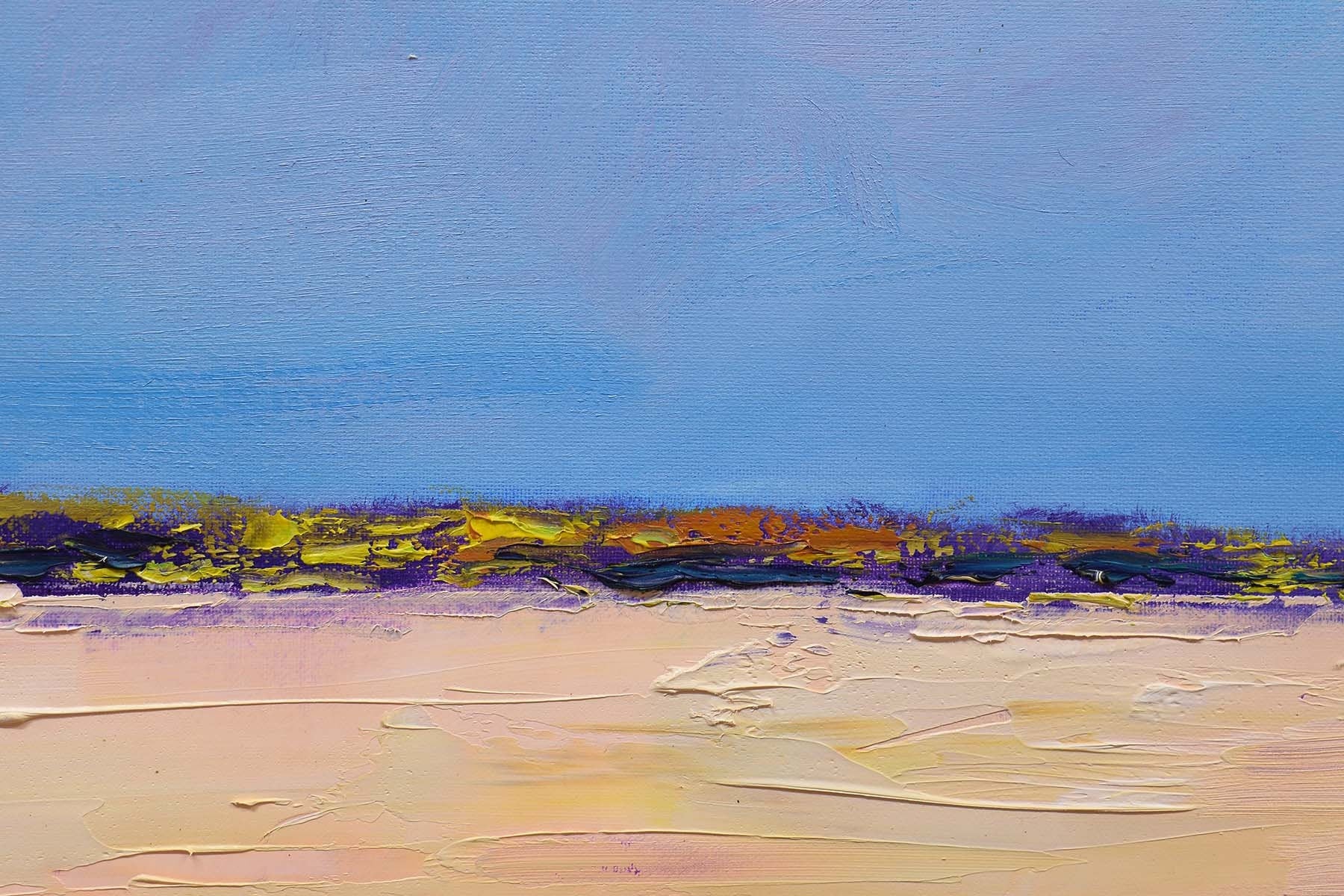 Original oil painting of Australian beach and sand dunes by Graham Gercken