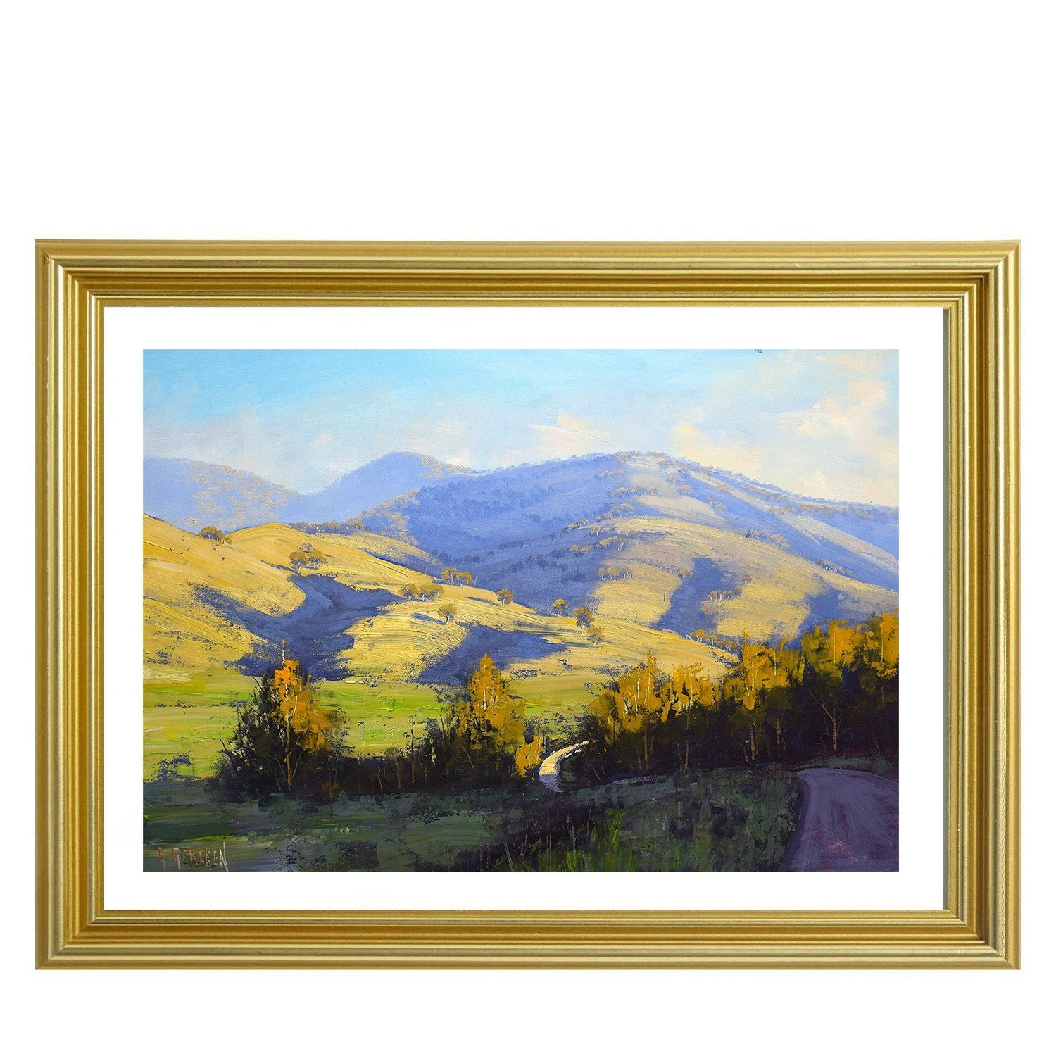 Original Australian landscape oil painting by Graham Gercken