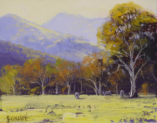 Original Australian landscape oil painting by Graham Gercken