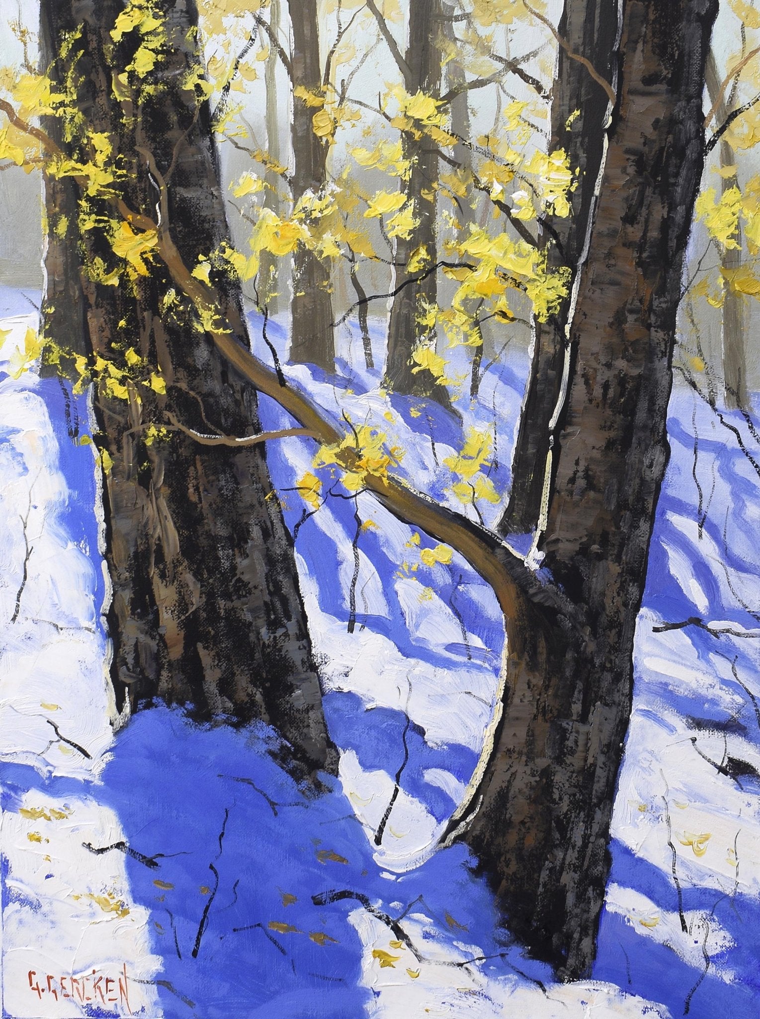 Late Autumn Snow Painting by Graham Gercken
Preview