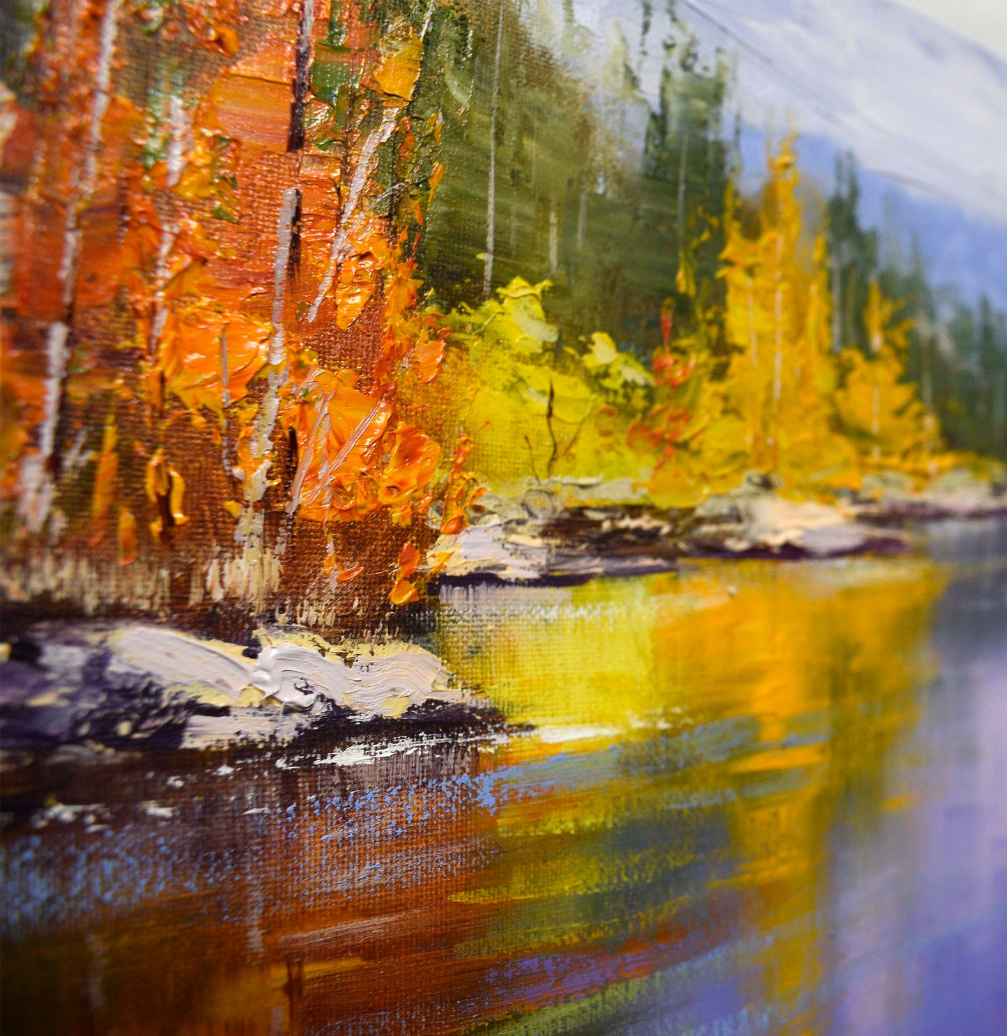 Vibrant Autumn Original painting Tumut nsw  by Graham Gercken