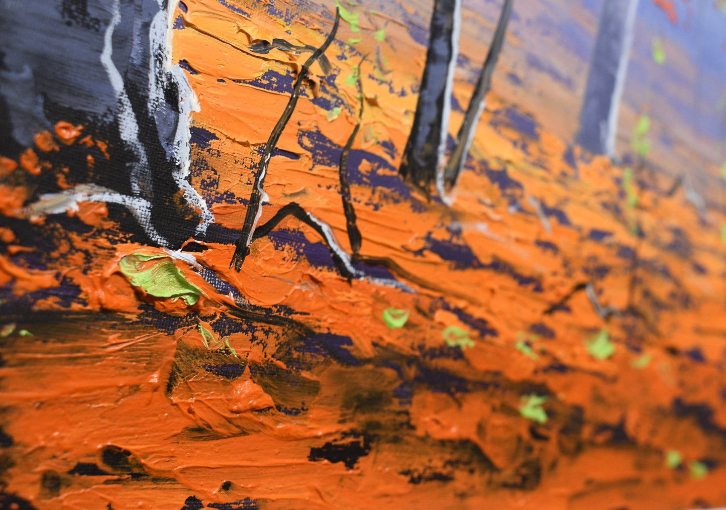 Autumn Trees Painting | oil on stretched canvas