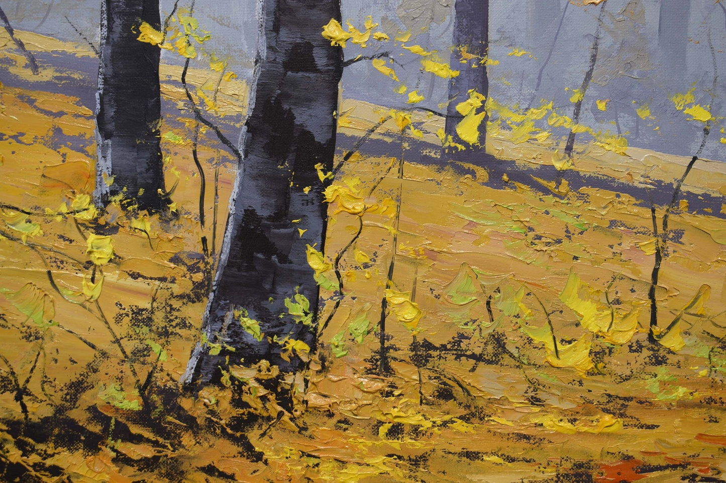 Large Autumn Trees Painting | Original Oil on Canvas