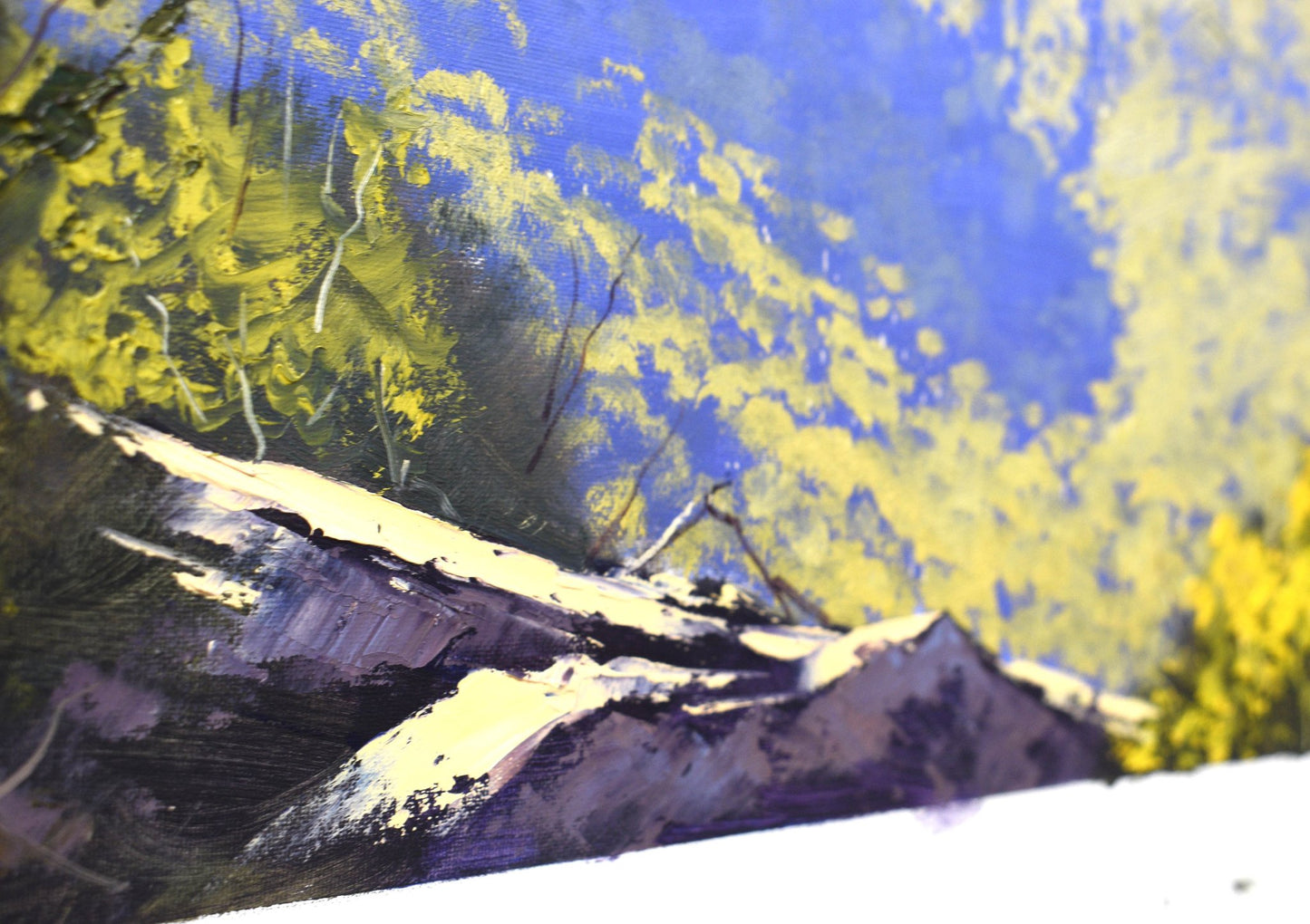 Blue Mountains Lookout – Original Oil Painting on Canvas (16 x 12)