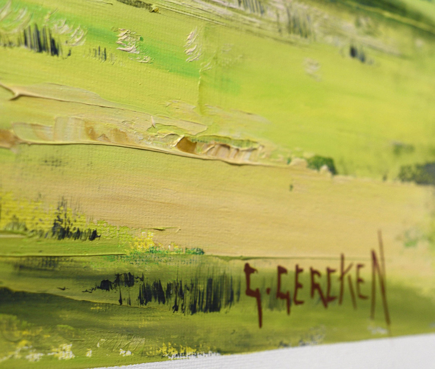 Mudgee Farm Shed Oil Painting – Australian Rural Landscape Art