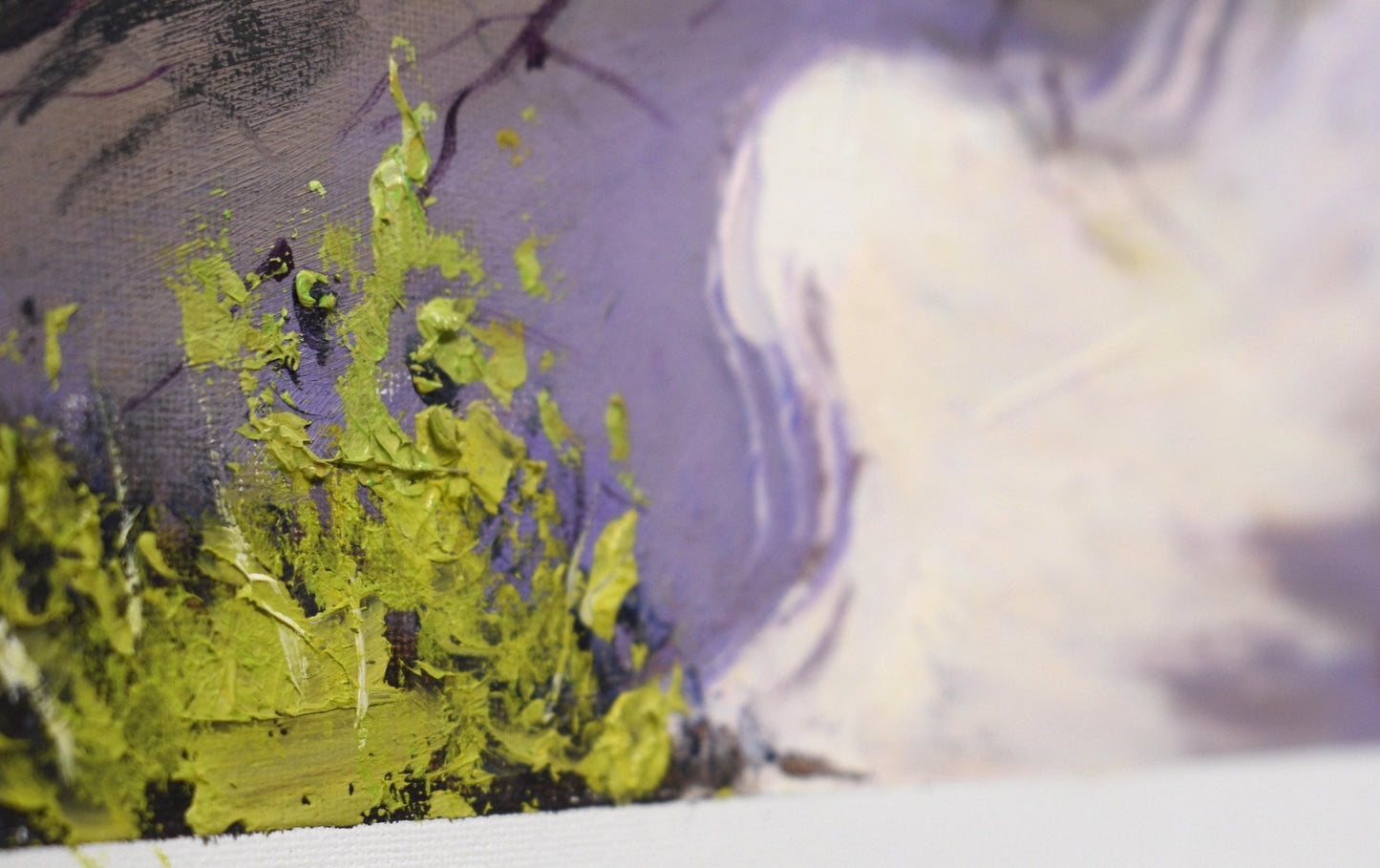 Australian beach scene oil painting