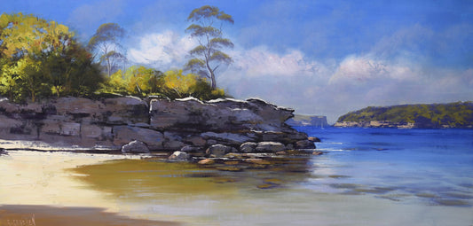 Balmoral Beach Sydney Harbour Large Oil Painting
