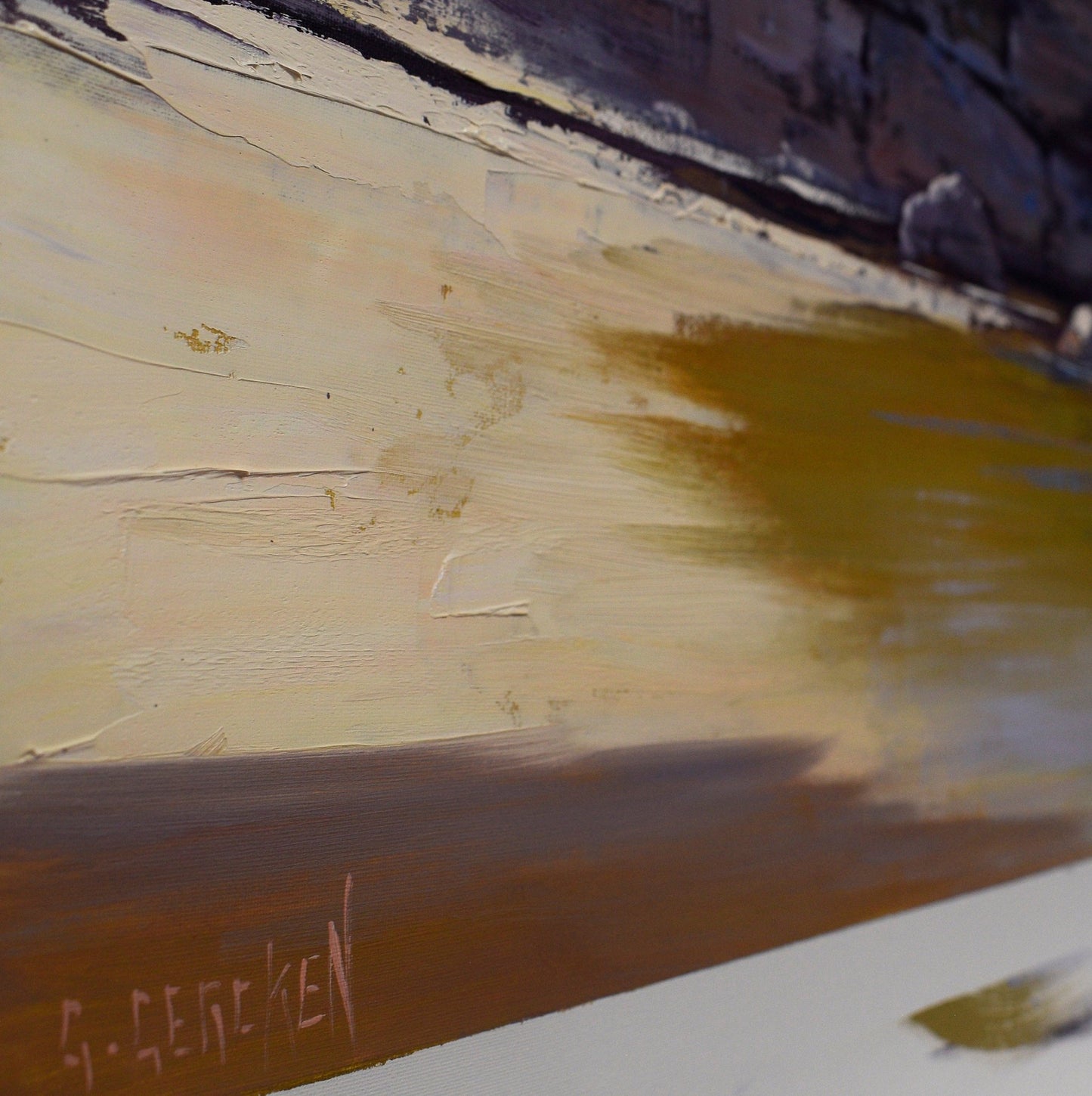 Balmoral Beach Sydney Harbour Large Oil Painting