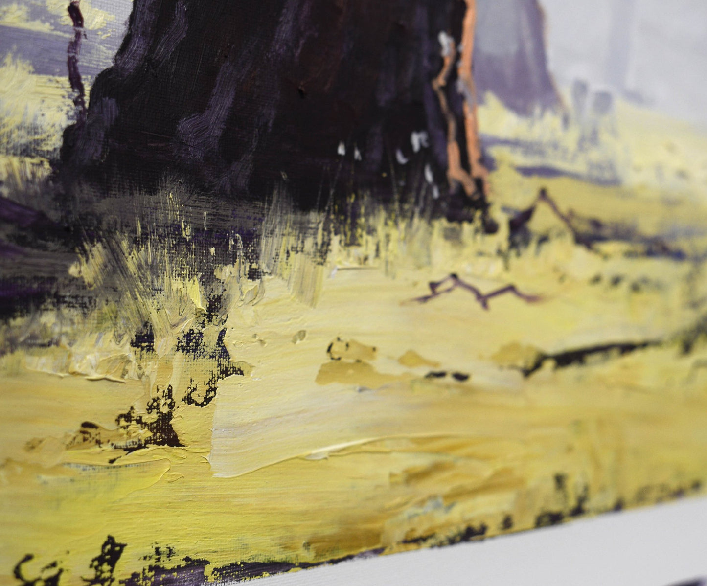 Misty Morning Gum trees