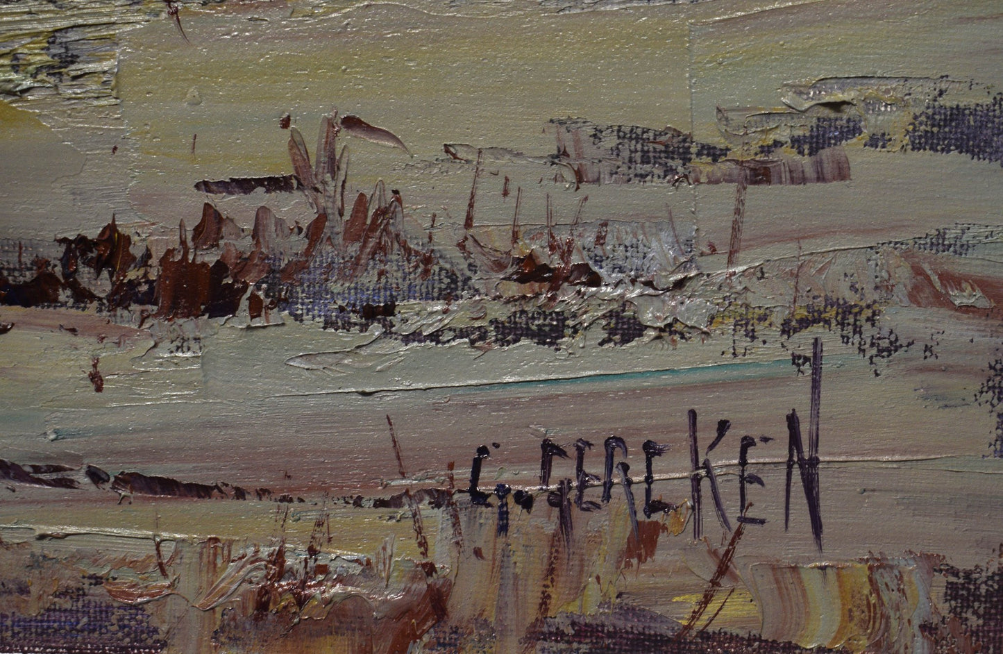 Australian Bushland Landscape Oil Painting 16x12 Central West nsw