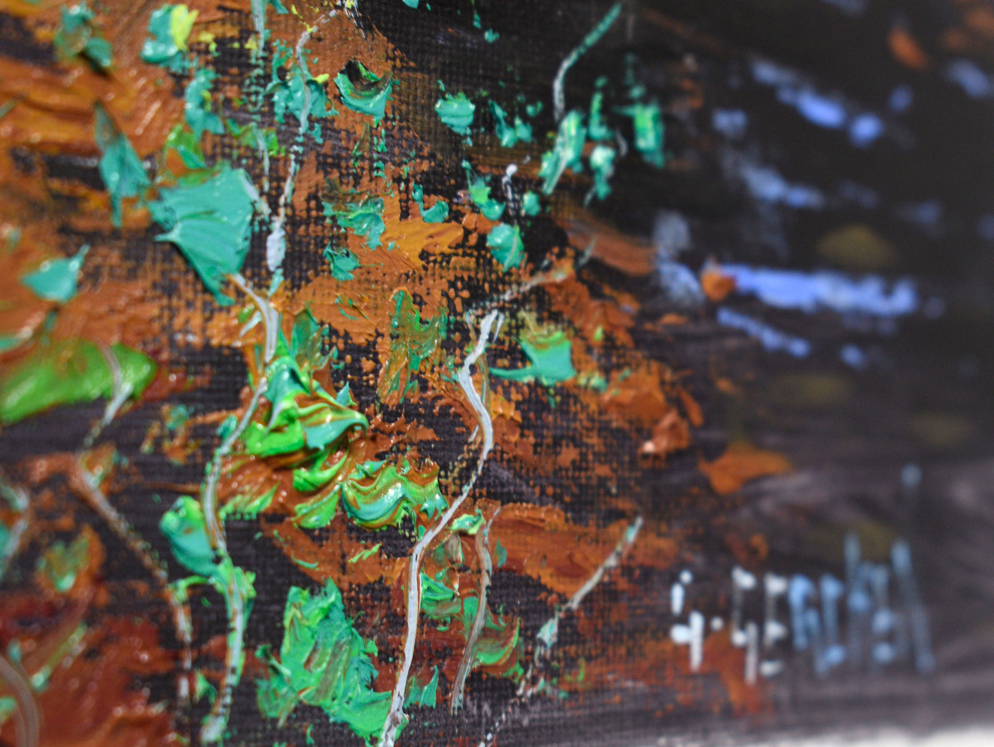 Sunlit Forest | Framed Oil Painting | Australian Bush Landscape Art