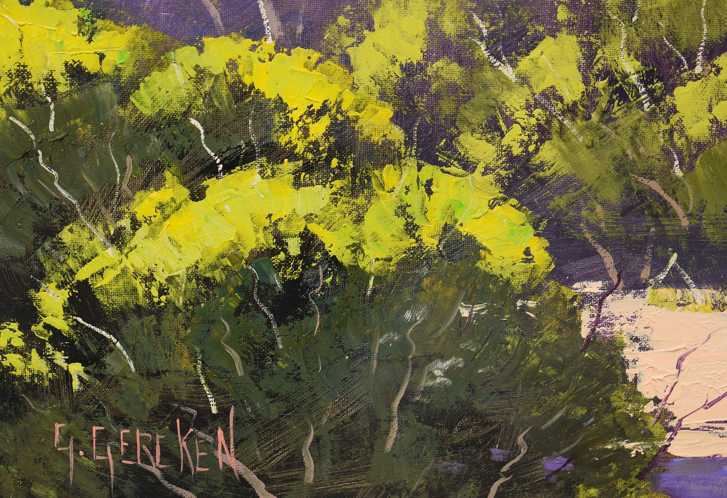 Three Sisters Blue Mountains | Original Stretched Oil Painting | by Graham Gercken
