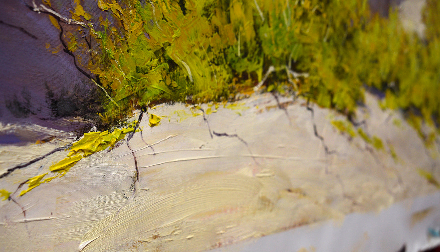 Large Beach Painting Original Coastal Landscape Central Coast nsw by G gercken