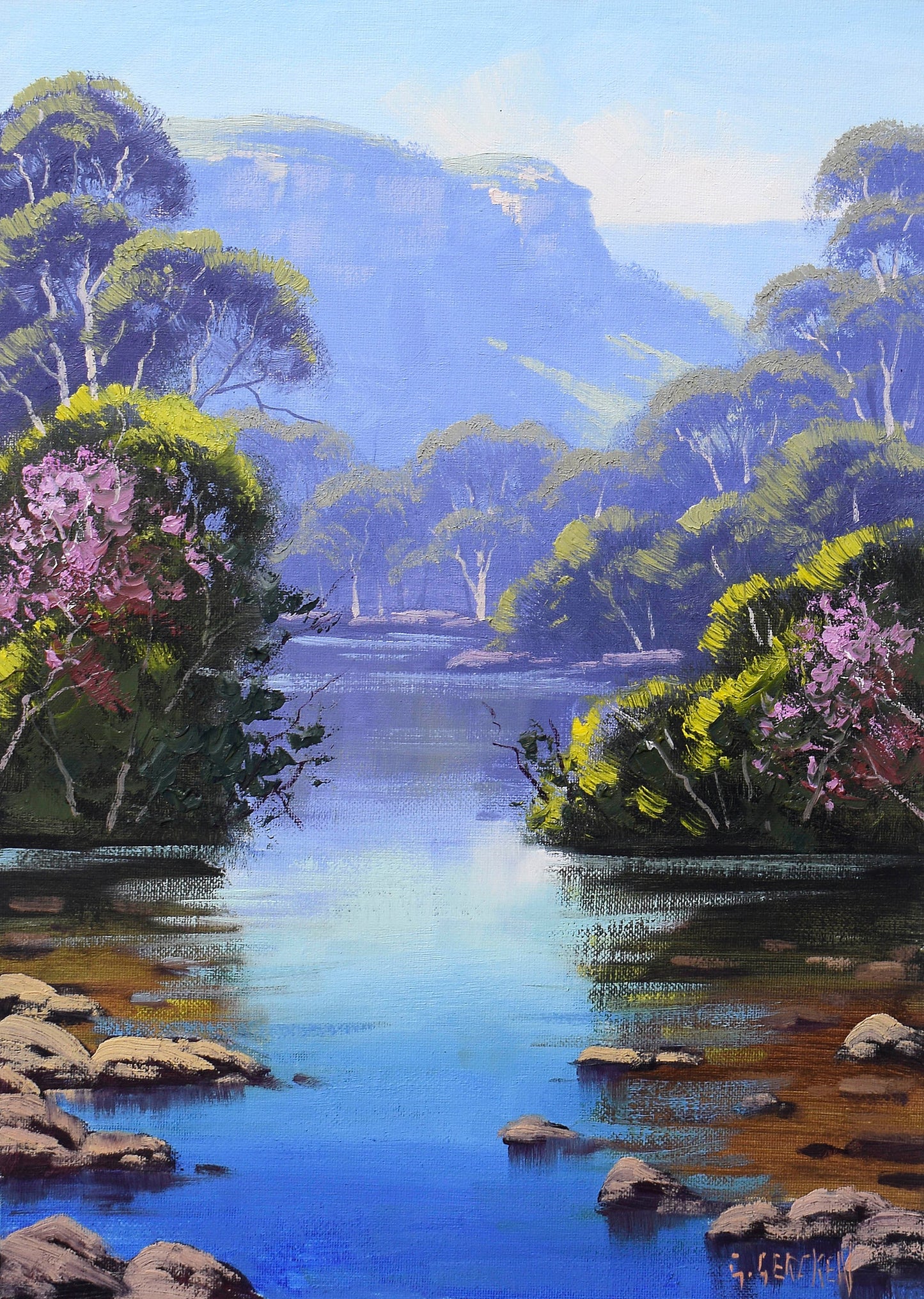 Megalong Creek, Blue Mountains NSW | Framed Original Oil Painting