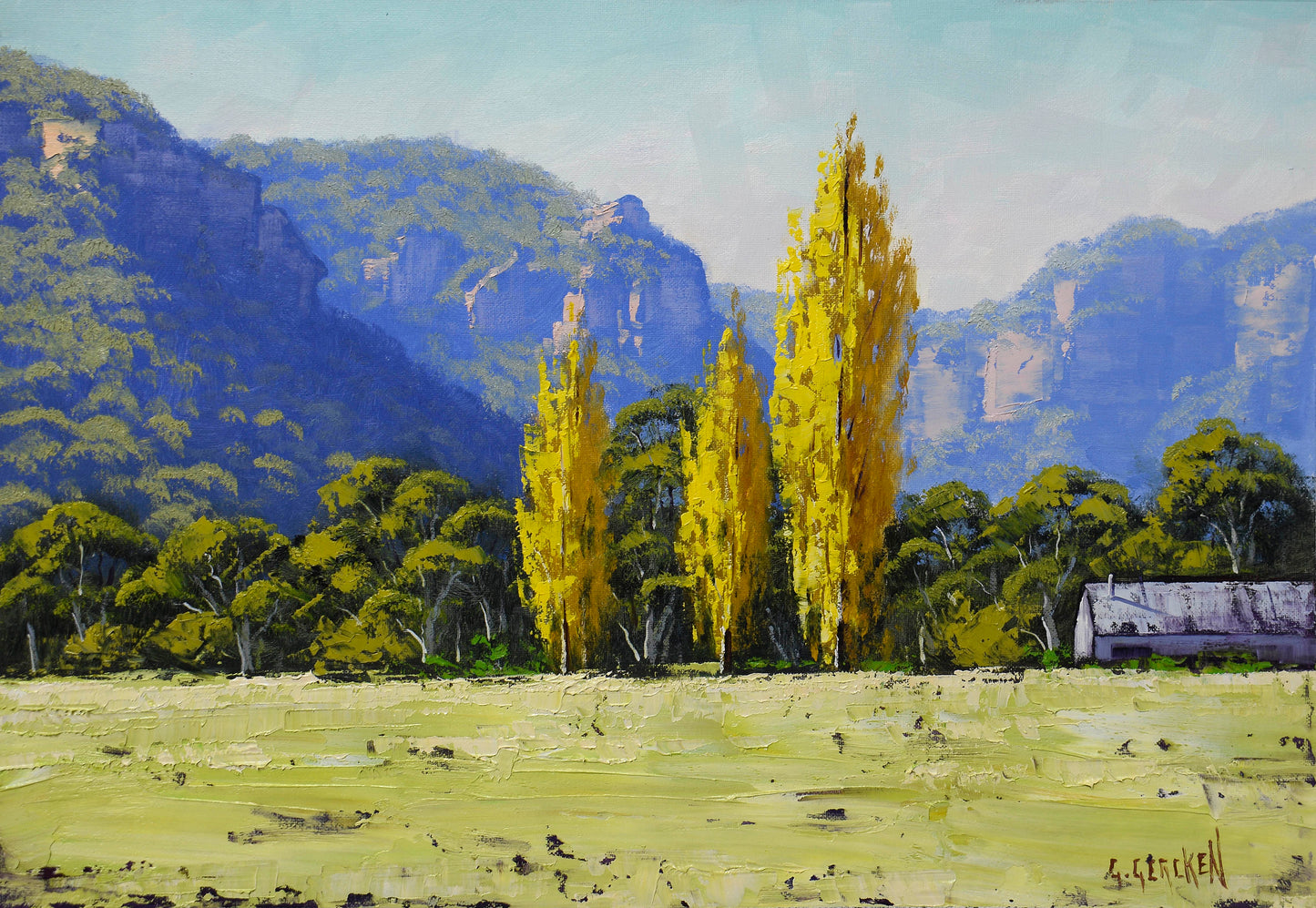 Autumn in Hartley, Blue Mountains | Original Framed Oil Painting