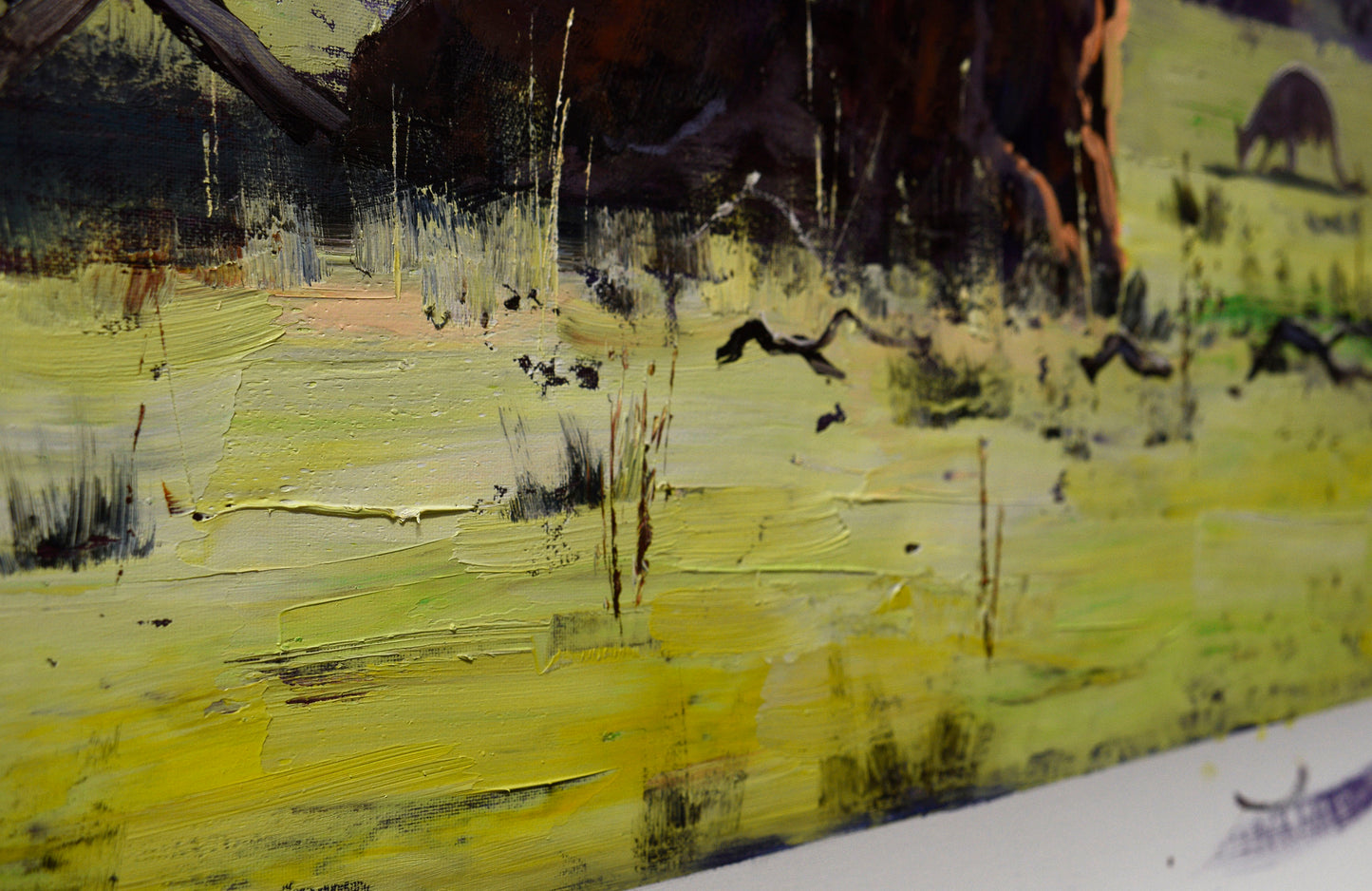 Mudgee Landscape – Large Original Gum Tree Oil Painting 40 x 30"