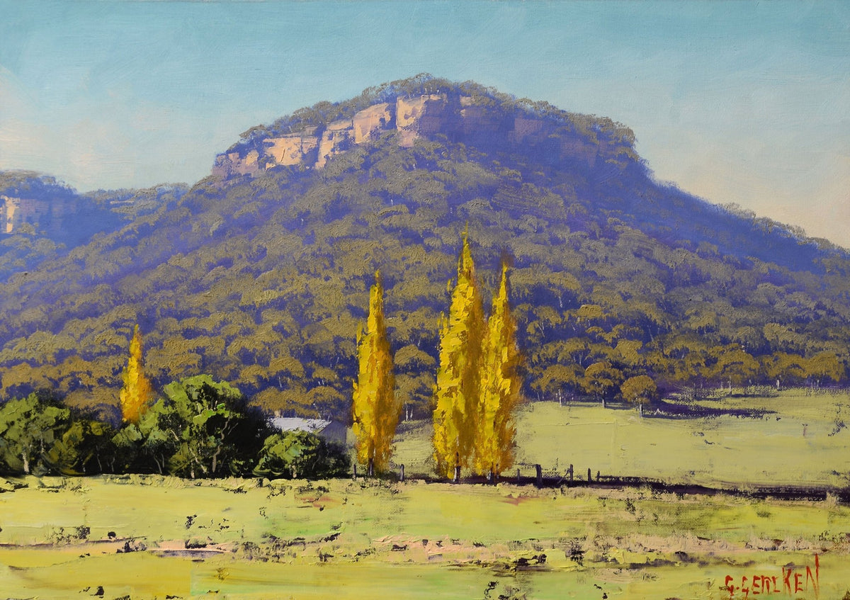 Autumn in Hartley Valley – Framed Original 12x16 Oil Painting