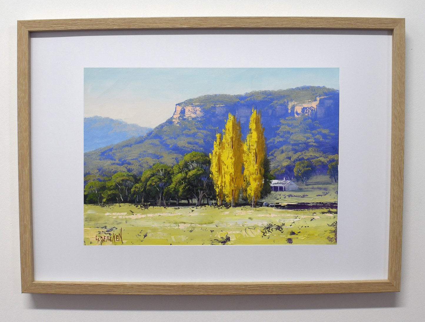 Autumn Hartley Vale – Blue Mountains NSW | Original Framed Oil Painting