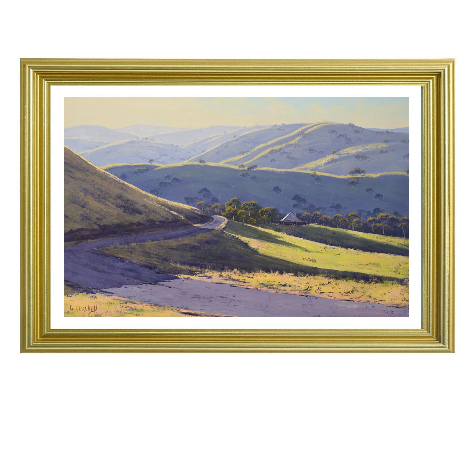 Original Australian landscape oil painting by Graham Gercken