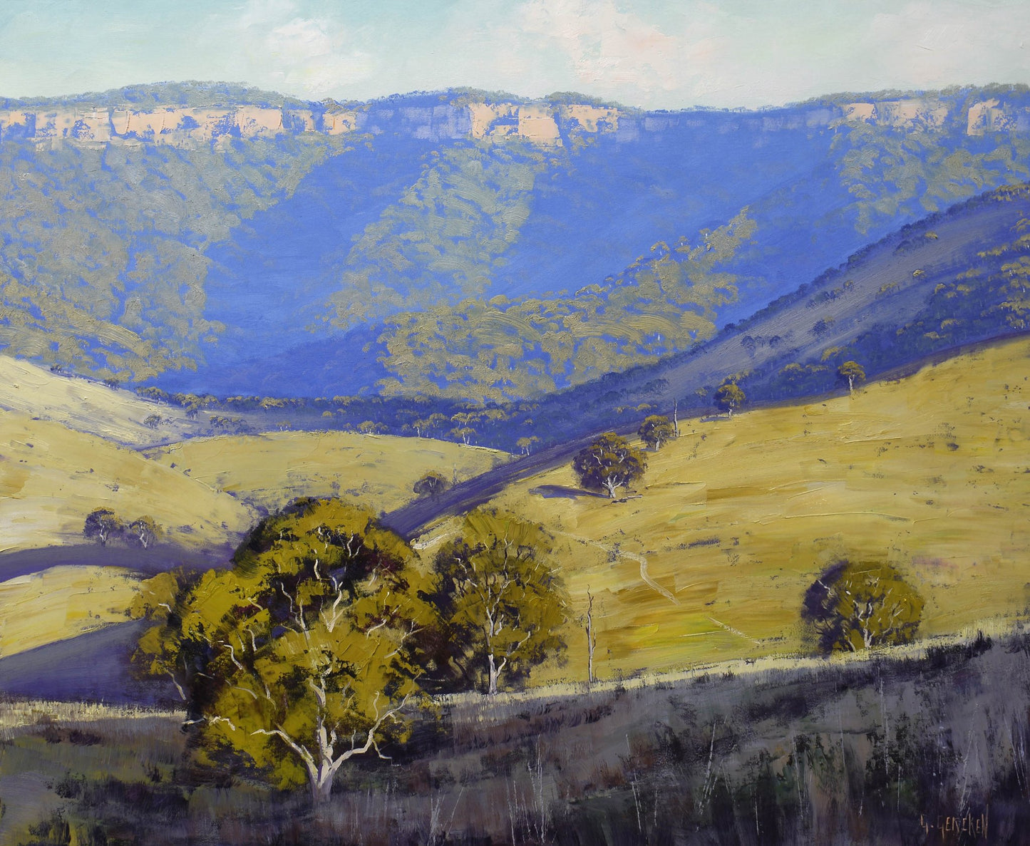 Kanimbla Valley Vista, Blue Mountains | Original Oil Painting