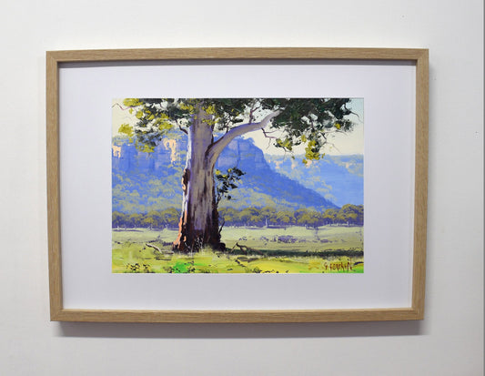Gum Tree, Blue Mountains | Framed Original Oil Painting G Gercken
