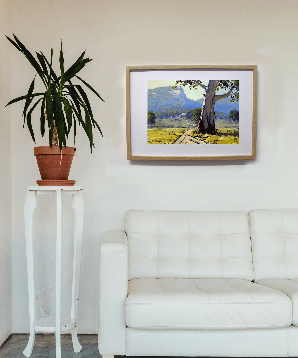 Gum Tree, Blue Mountains | Framed Original Oil Painting G Gercken