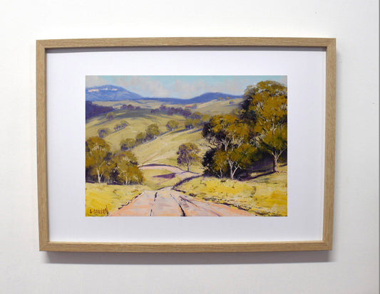 Kanimbla Valley Road, Blue Mountains NSW – Framed Original Oil Landscape Painting