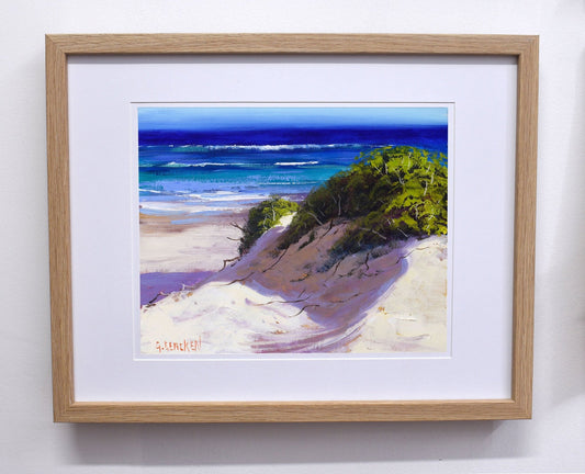 Central Coast nsw Framed Original Beach Painting
