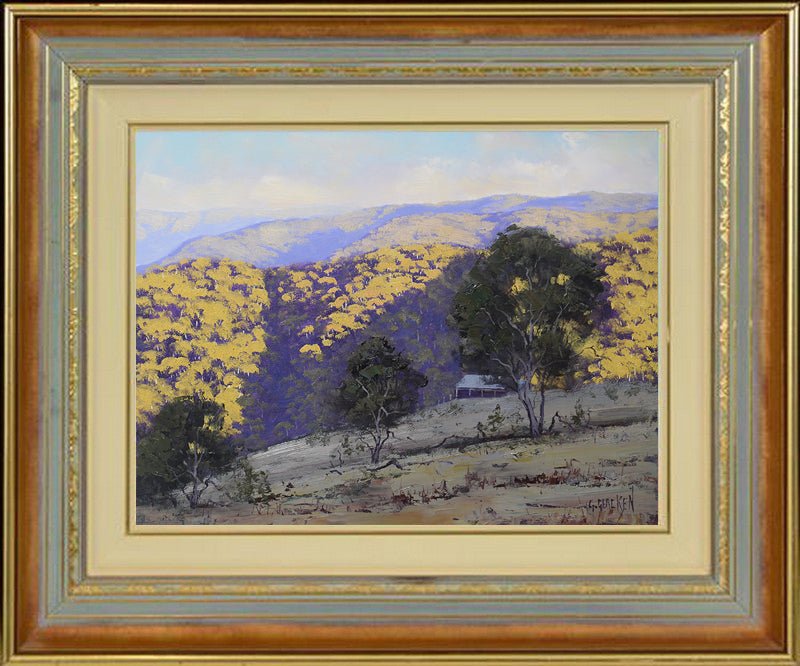 Australian Bushland Landscape Oil Painting 16x12 Central West nsw