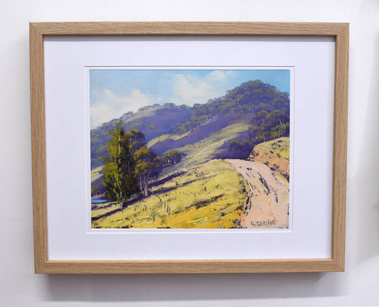 Country road Kanimbla Valley | Framed Original Oil Painting