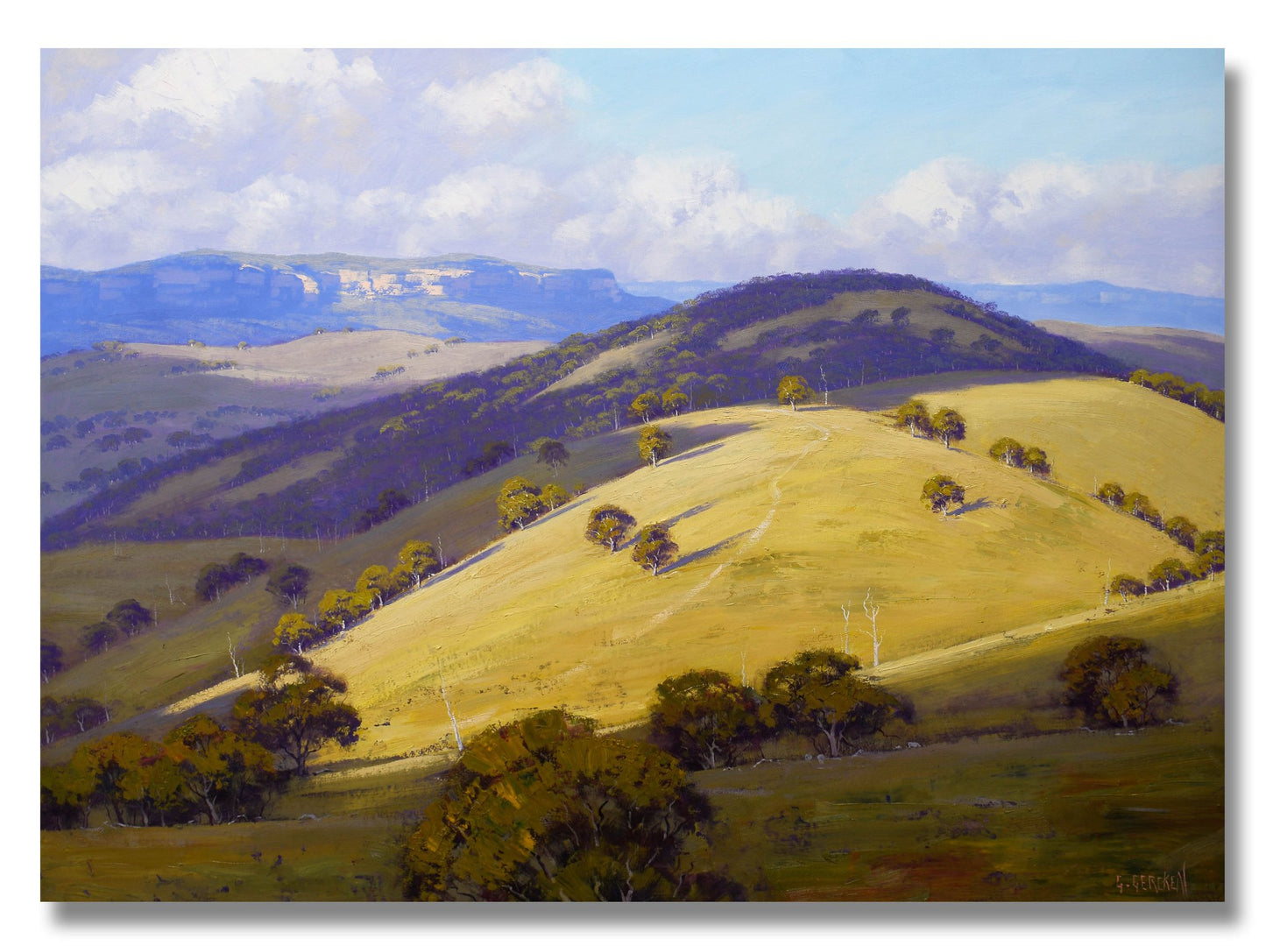 Kanimbla Valley Landscape – Large Original Oil Painting, Blue Mountains NSW