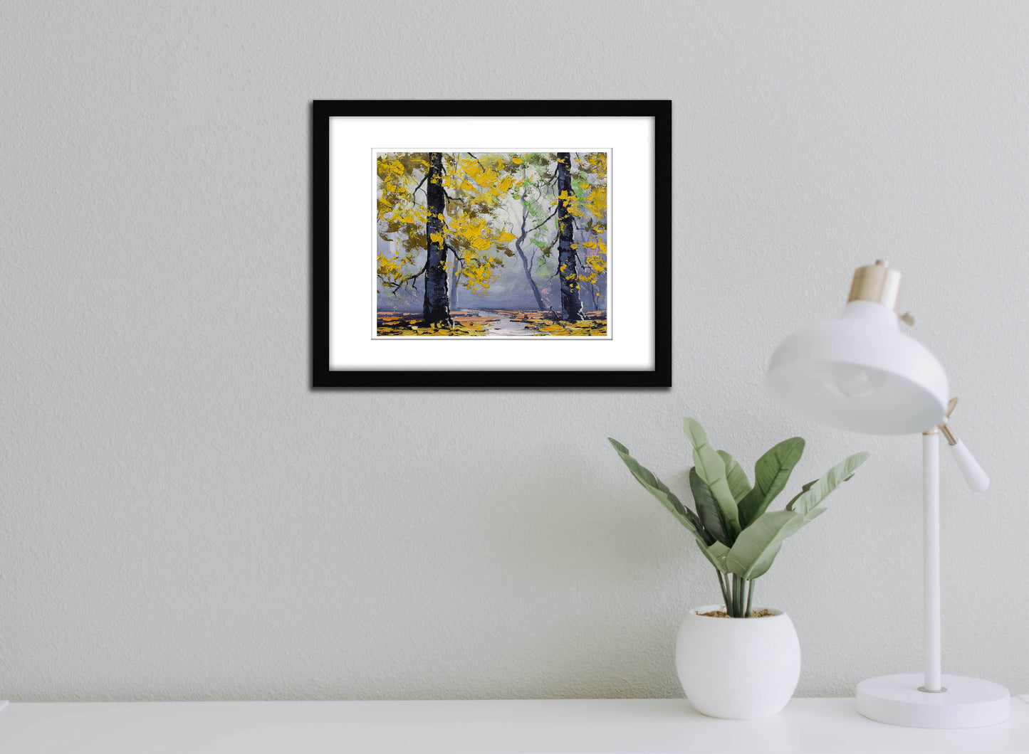 Original Framed Autumn Oil Painting Australian Landscape Wall Art by G Gercken