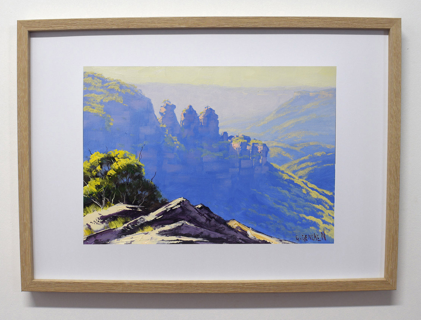 Three Sisters Blue Mountains NSW Australian Landscape by Graham Gercken