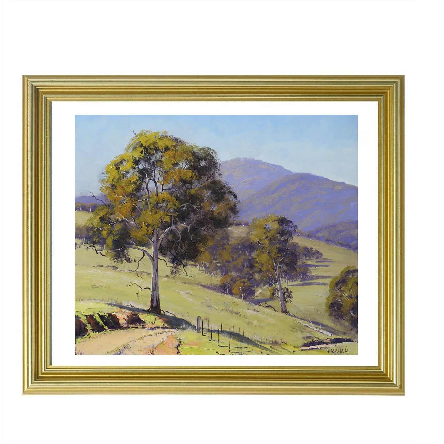 Sunlit Hills, Oberon NSW – Original Australian Landscape Oil Painting