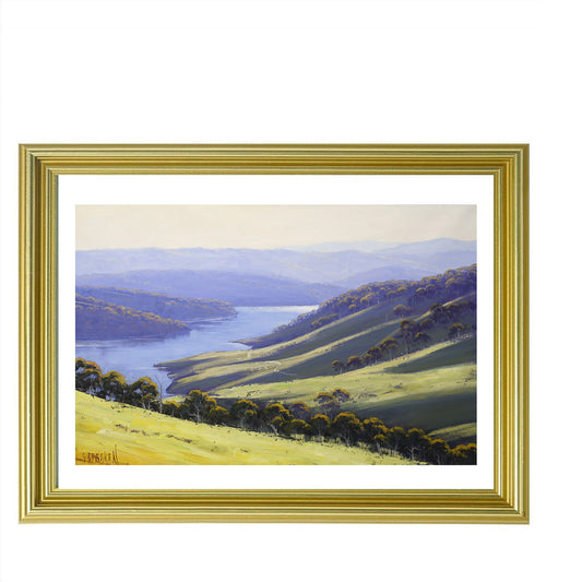 Australia Lake Lyell original painting by Graham Gercken