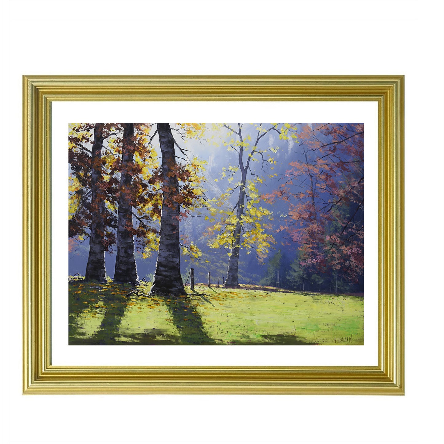 Large Autumn Forest trees | Original Oil Painting